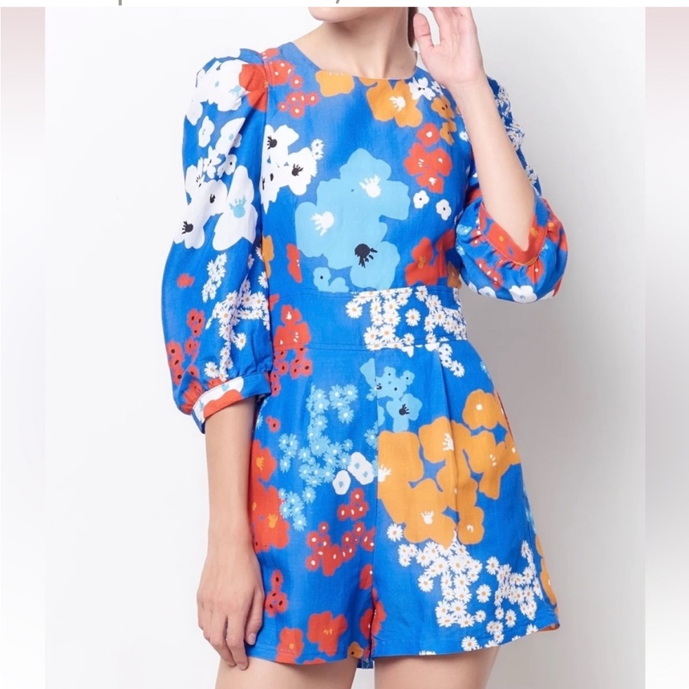 Corey Lynn Calter Flower Power Francis Romper SIZE MEDIUM
